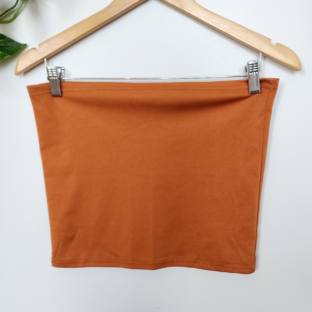 Hand-Crafted Burnt Orange Bandeau